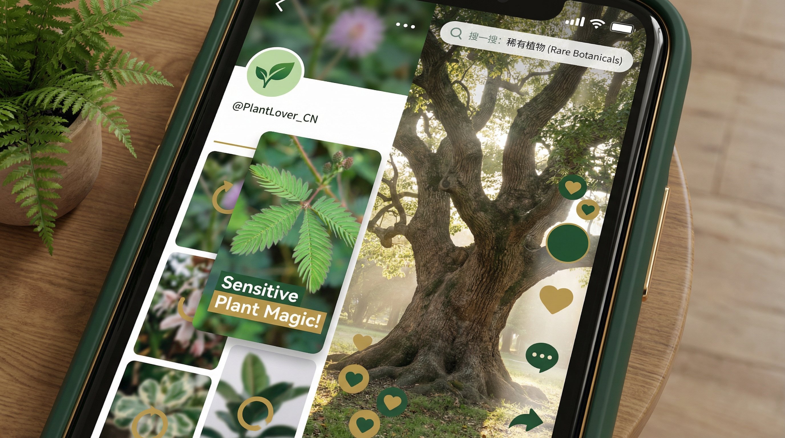 国产视频TikTok风格植物视频